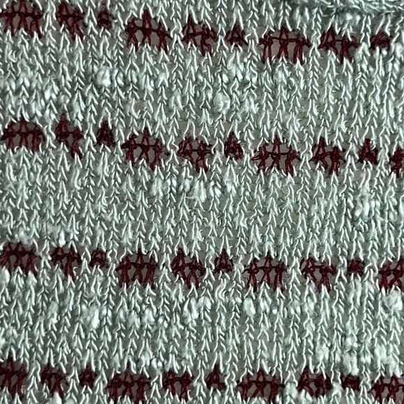 Free People Angel Island Striped Hacci Sweater Mint Green SZ SP - Picture 7 of 12